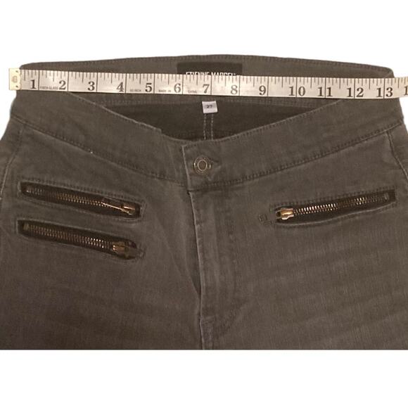 Etienne Marcel EM1036 Gray Skinny Moto Ankle Jeans with Zipper Accent Pockets-27 - Picture 15 of 15